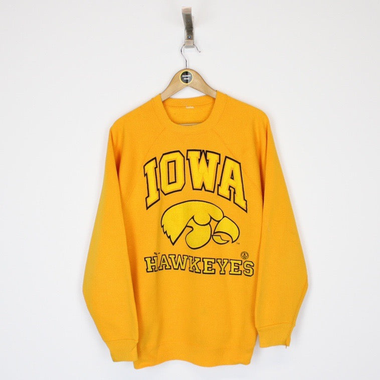 Yellow iowa store hawkeye sweatshirt