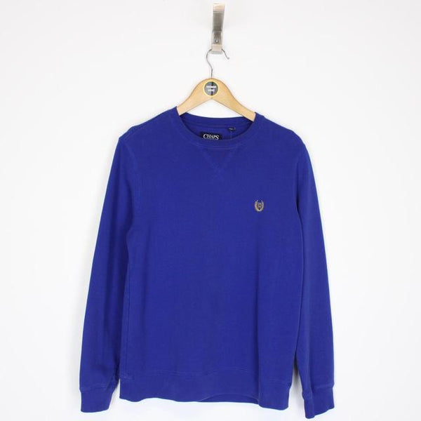 Vintage 00s Chaps Ralph Lauren Blue Sweatshirt Jumper