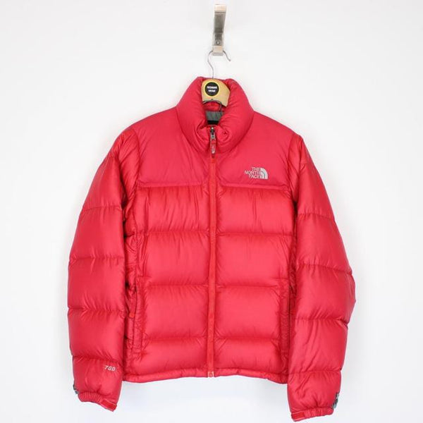 Vintage 90s The North Face Red 700 Nupste Down Puffer Jacket