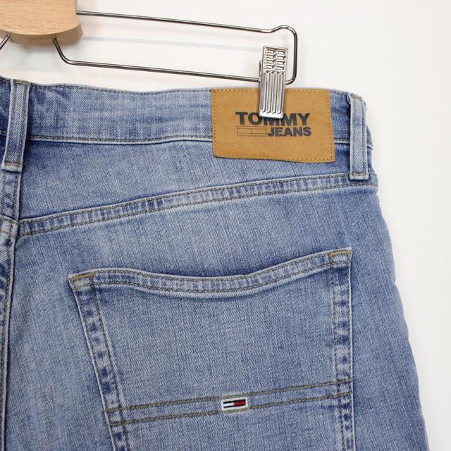 Tommy Hilfiger Blue Spellout Denim Shorts