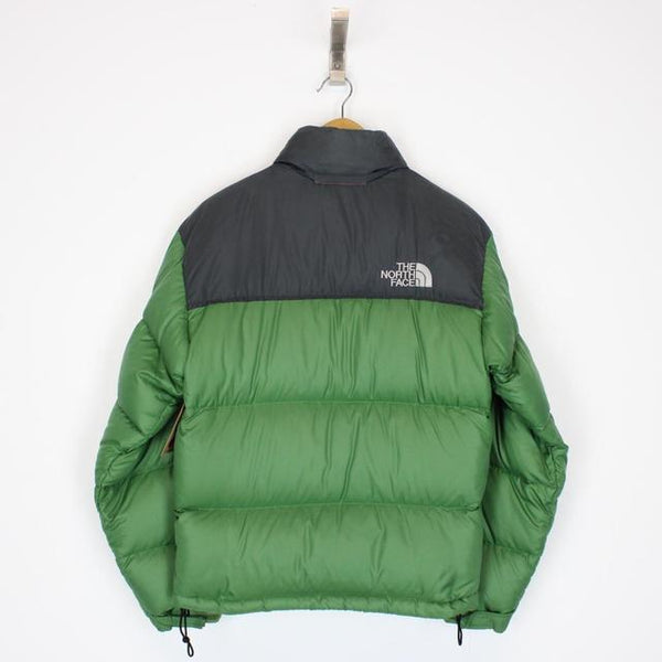 Vintage 90s The North Face Green and Black 700 Nupste Down Puffer Jacket