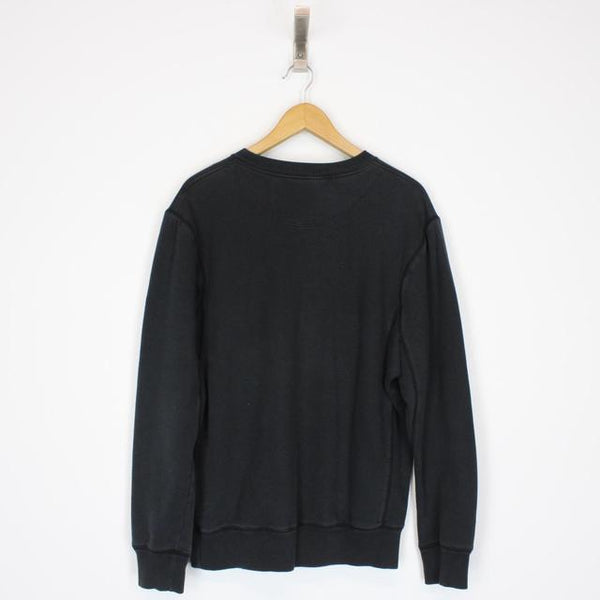 Vintage 00s Nike Black Crew Neck Spellout Sweatshirt Jumper