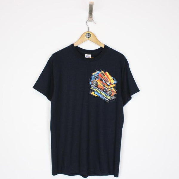 Vintage 90s Gildan Landrum Black Short Sleeve T-Shirt